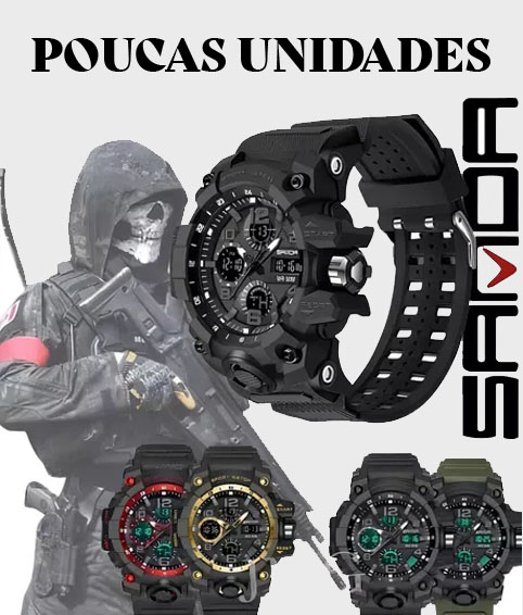 Relógio Masculino Militar Shock Tatico